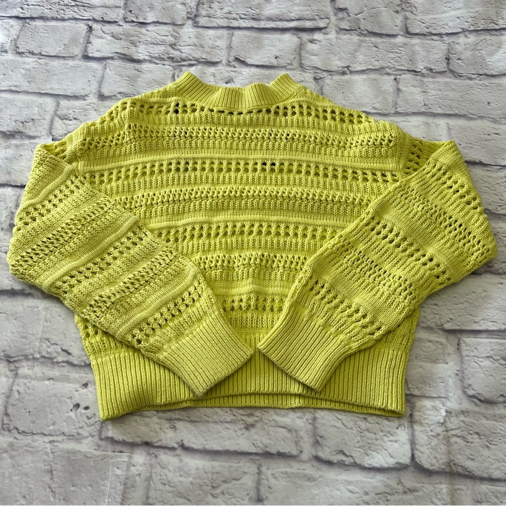 H&M Kids Bright Yellow Knit Sweater SIZE 12/14